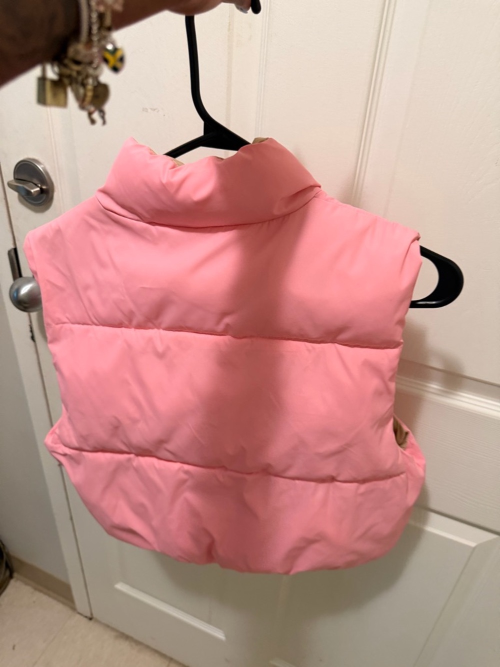Kids Pink Puffer Vest - Sleeveless Warm Layer